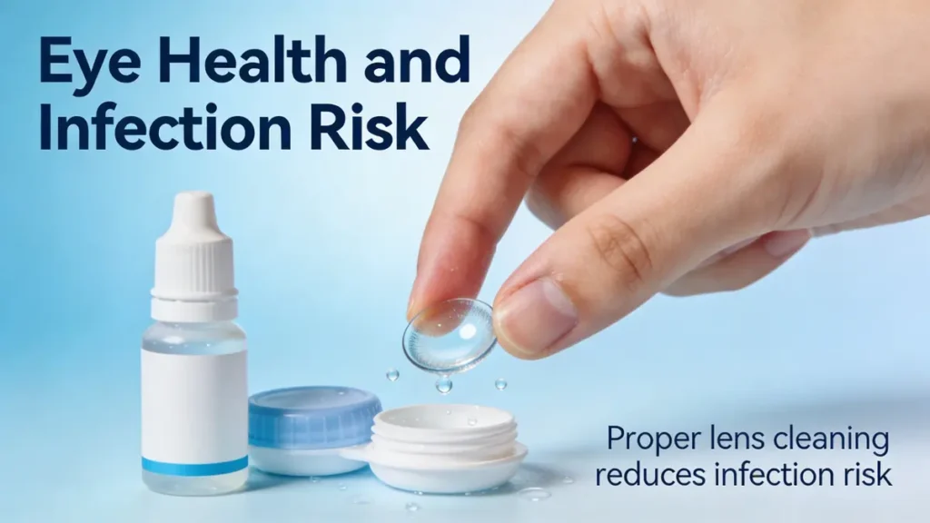 contact lens cleaning solution monthly lenses